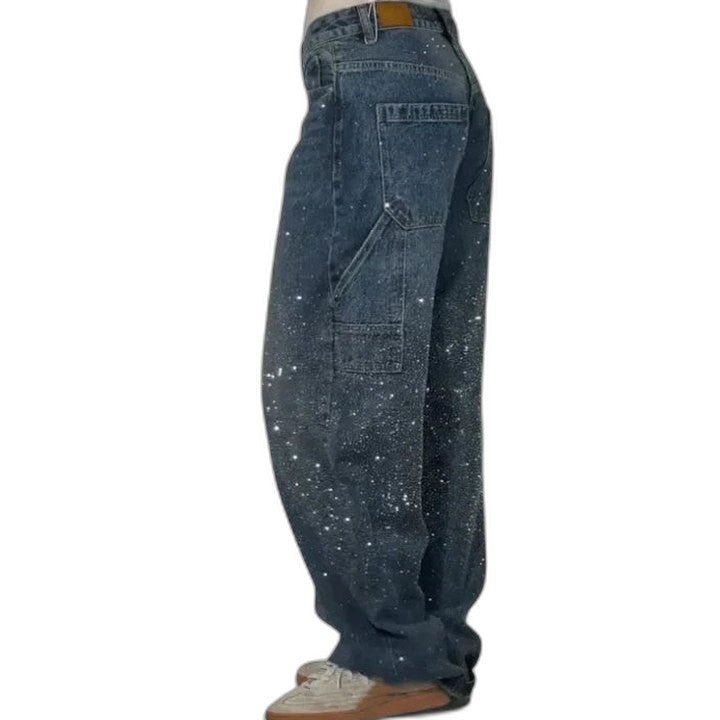 Effortless Black Denim Jeans for Women with High Waisted Wide Leg Casual Style