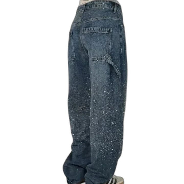 Effortless Black Denim Jeans for Women with High Waisted Wide Leg Casual Style