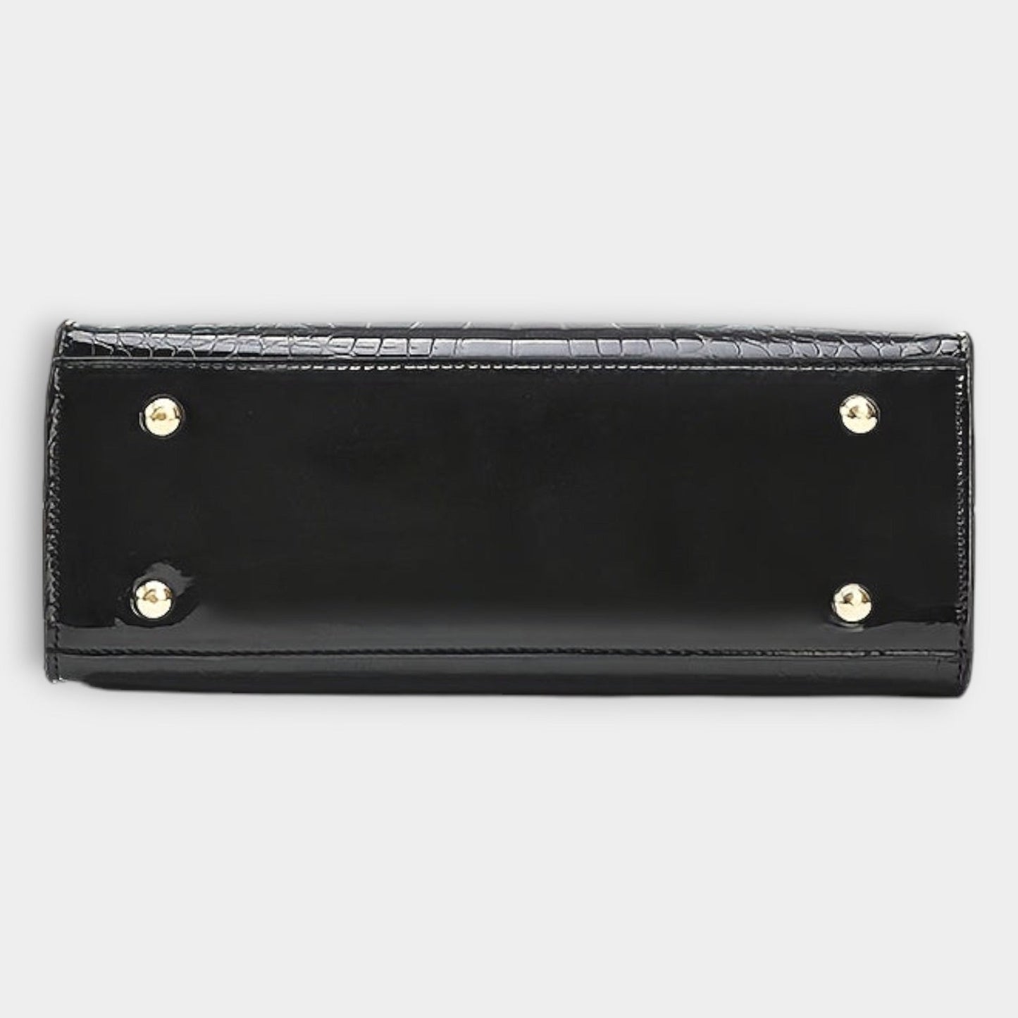 Effortless Black Leather Satchel Bag for Women with Chain Strap Casual Style