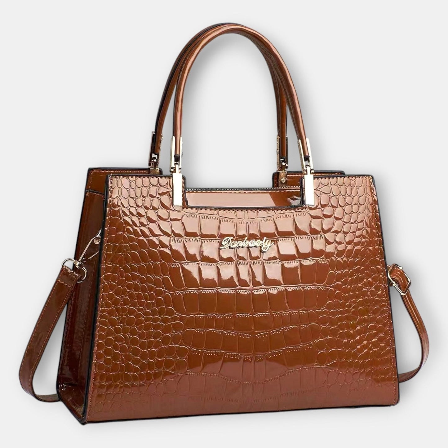 Effortless Black Leather Satchel Bag for Women with Chain Strap Casual Style