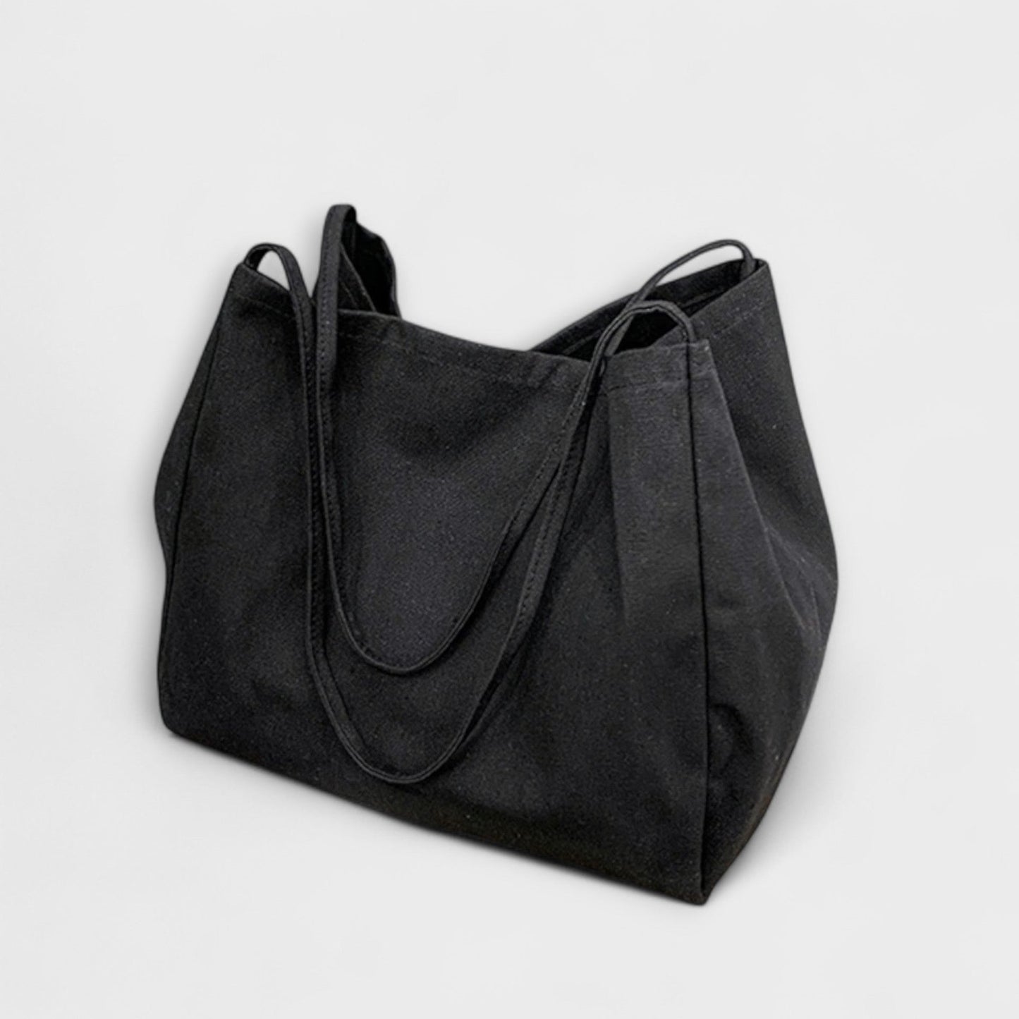 Effortless Black Tote Bag for Women with Casual Style