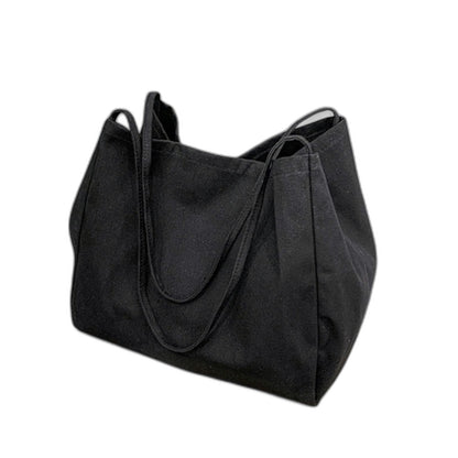 Effortless Black Tote Bag for Women with Casual Style