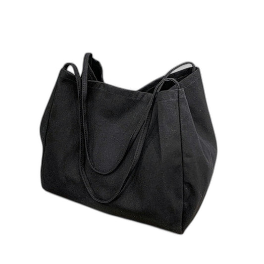 Effortless Black Tote Bag for Women with Casual Style