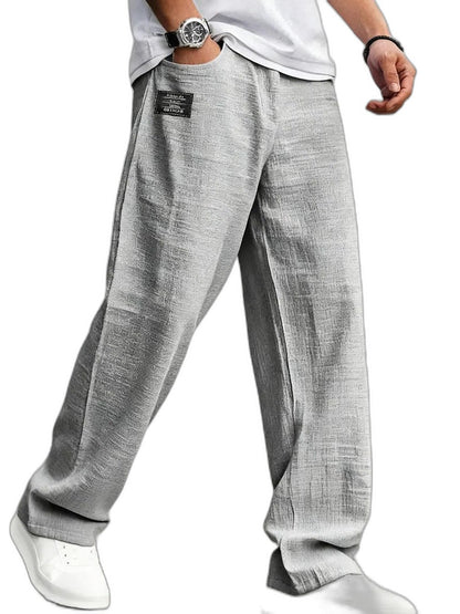 Effortless Blue Denim Wide Leg Pants for Women with High Waisted Casual Style