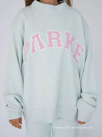 Mint with Pink Letters