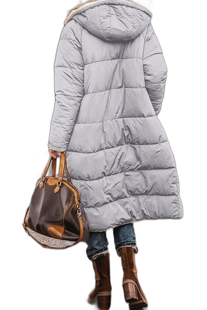 Effortless Brown Coat for Women with Collared Long Sleeve Belted Oversized Casual Style
