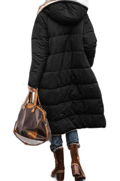 Effortless Brown Coat for Women with Collared Long Sleeve Belted Oversized Casual Style