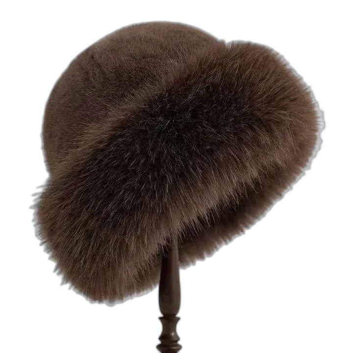 Effortless Brown Hat for Women with Fur Lined Casual Style