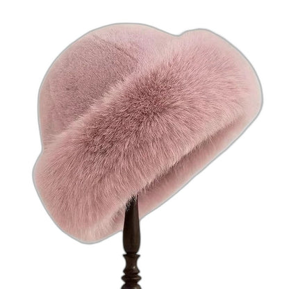 Effortless Brown Hat for Women with Fur Lined Casual Style