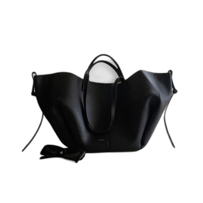Effortless Brown Leather Bucket Bag for Women with Casual Style