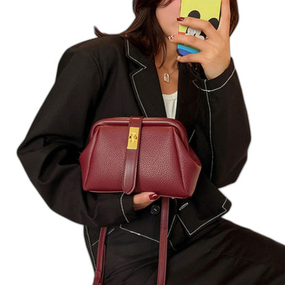 Effortless Brown Leather Satchel Bag for Women with Casual Style