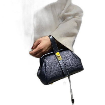 Effortless Brown Leather Satchel Bag for Women with Casual Style