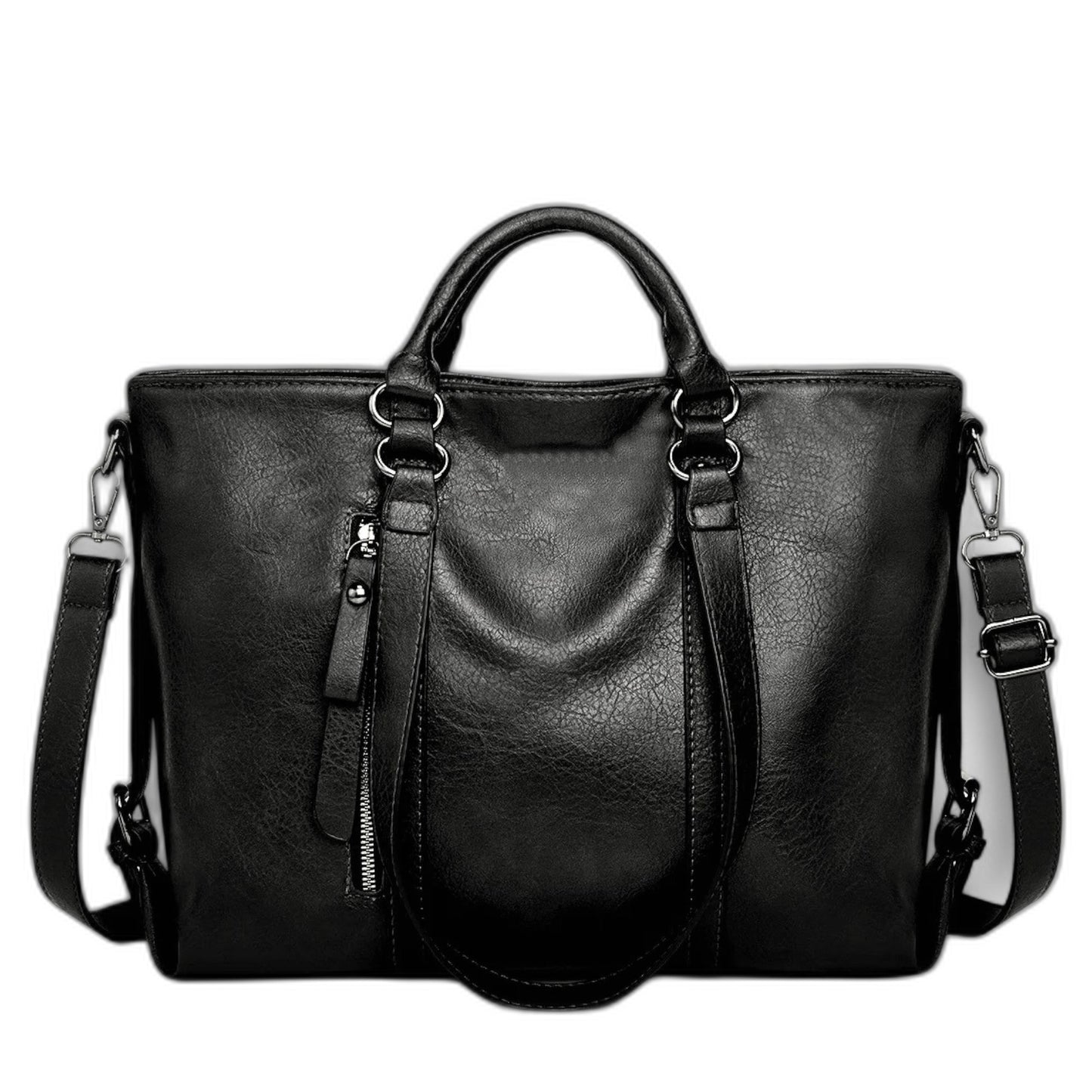 Effortless Brown Leather Satchel Bag for Women with Casual Style