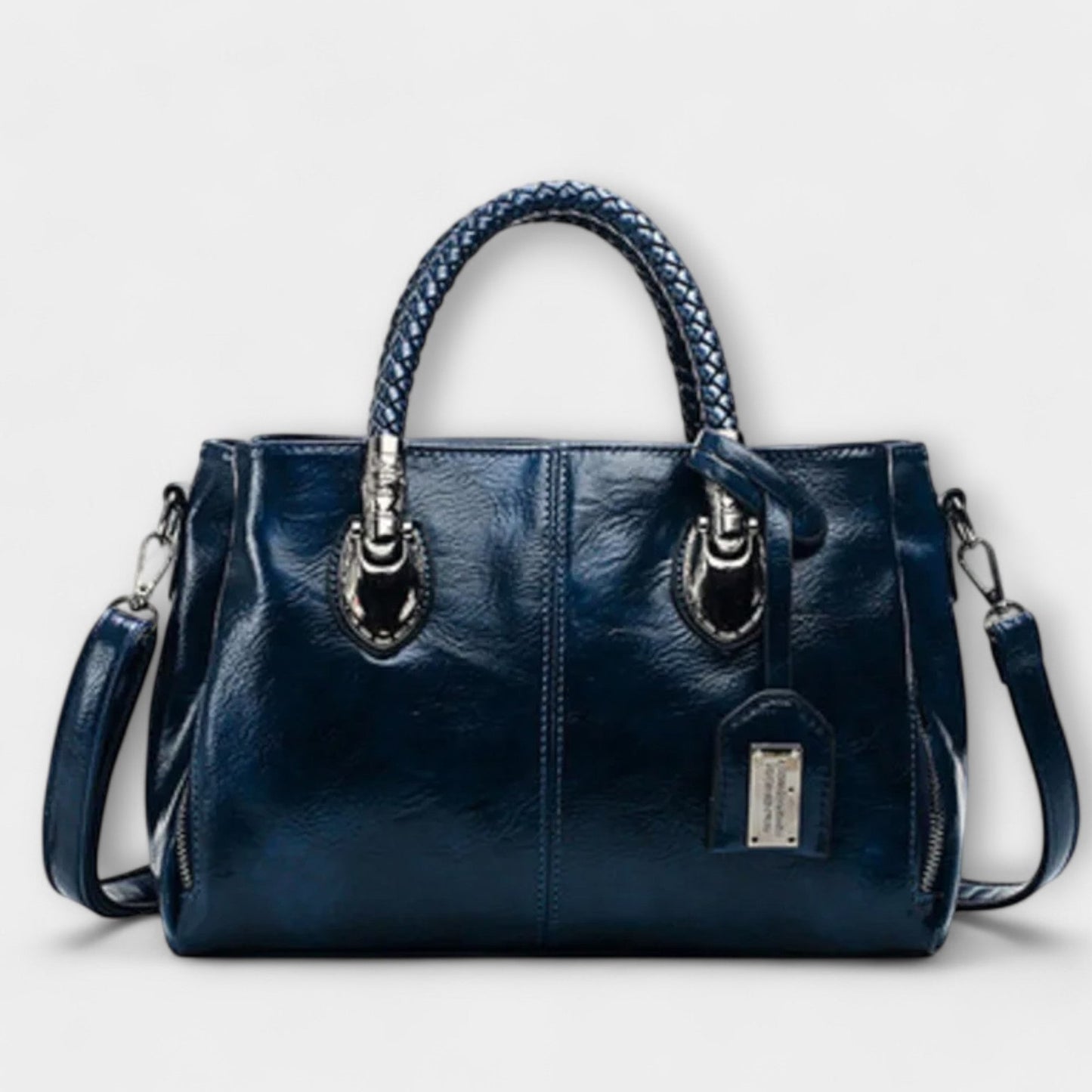 Effortless Brown Leather Satchel Bag for Women with Casual Style