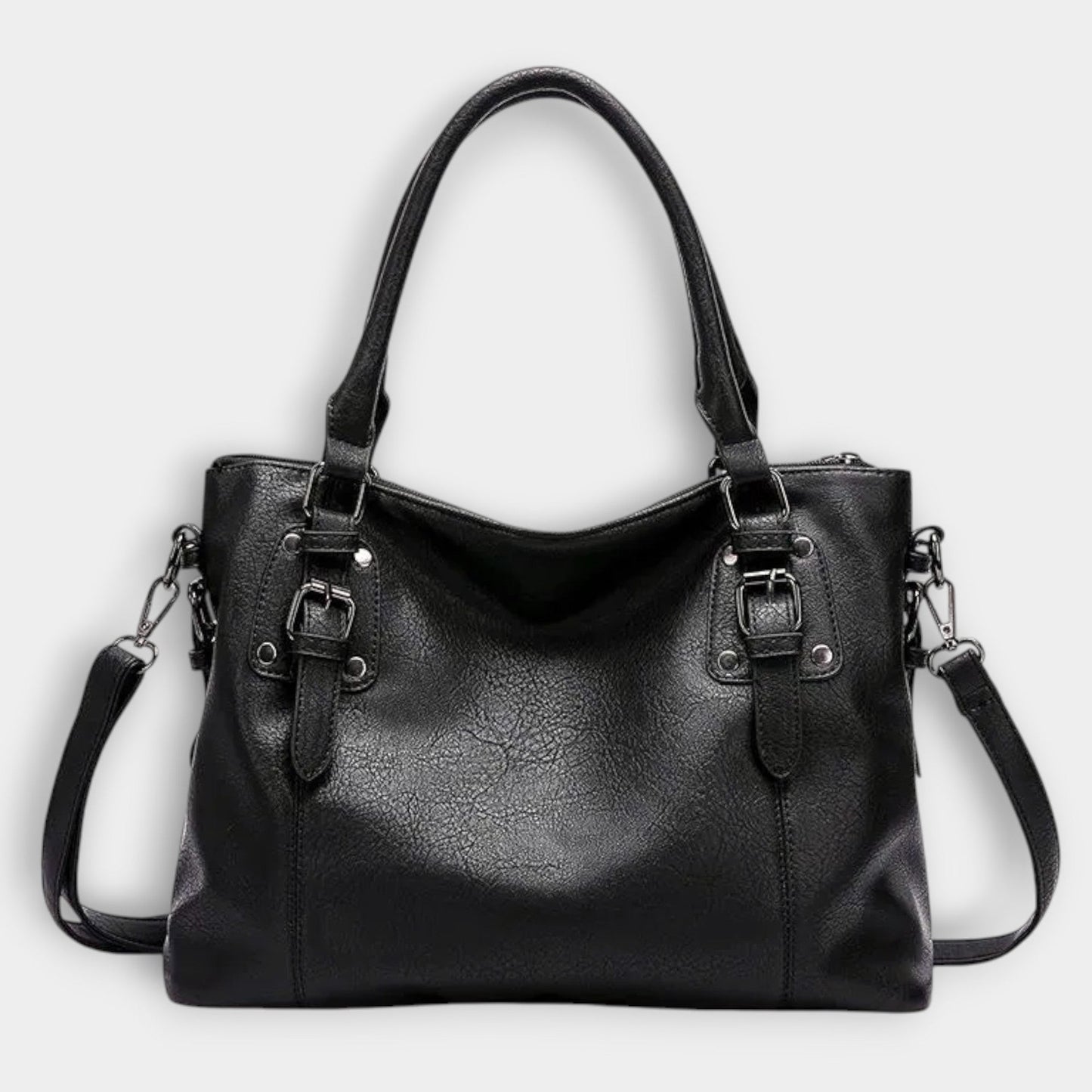 Effortless Brown Leather Satchel Bag for Women with Casual Style