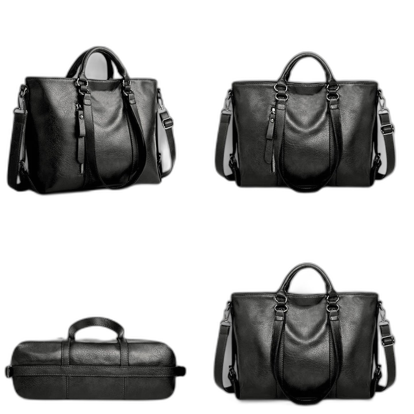 Effortless Brown Leather Satchel Bag for Women with Casual Style