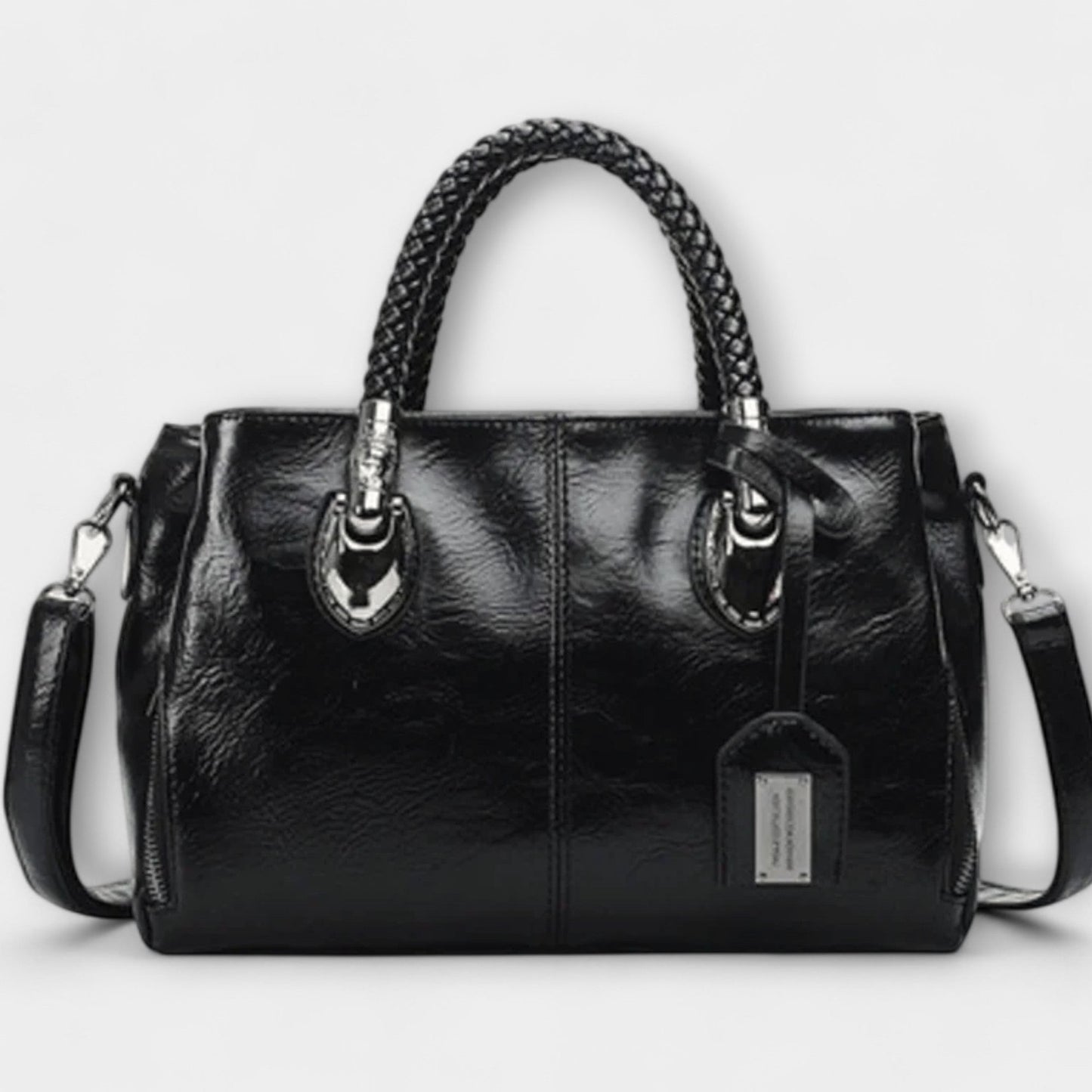 Effortless Brown Leather Shoulder Bag for Women with Casual Style