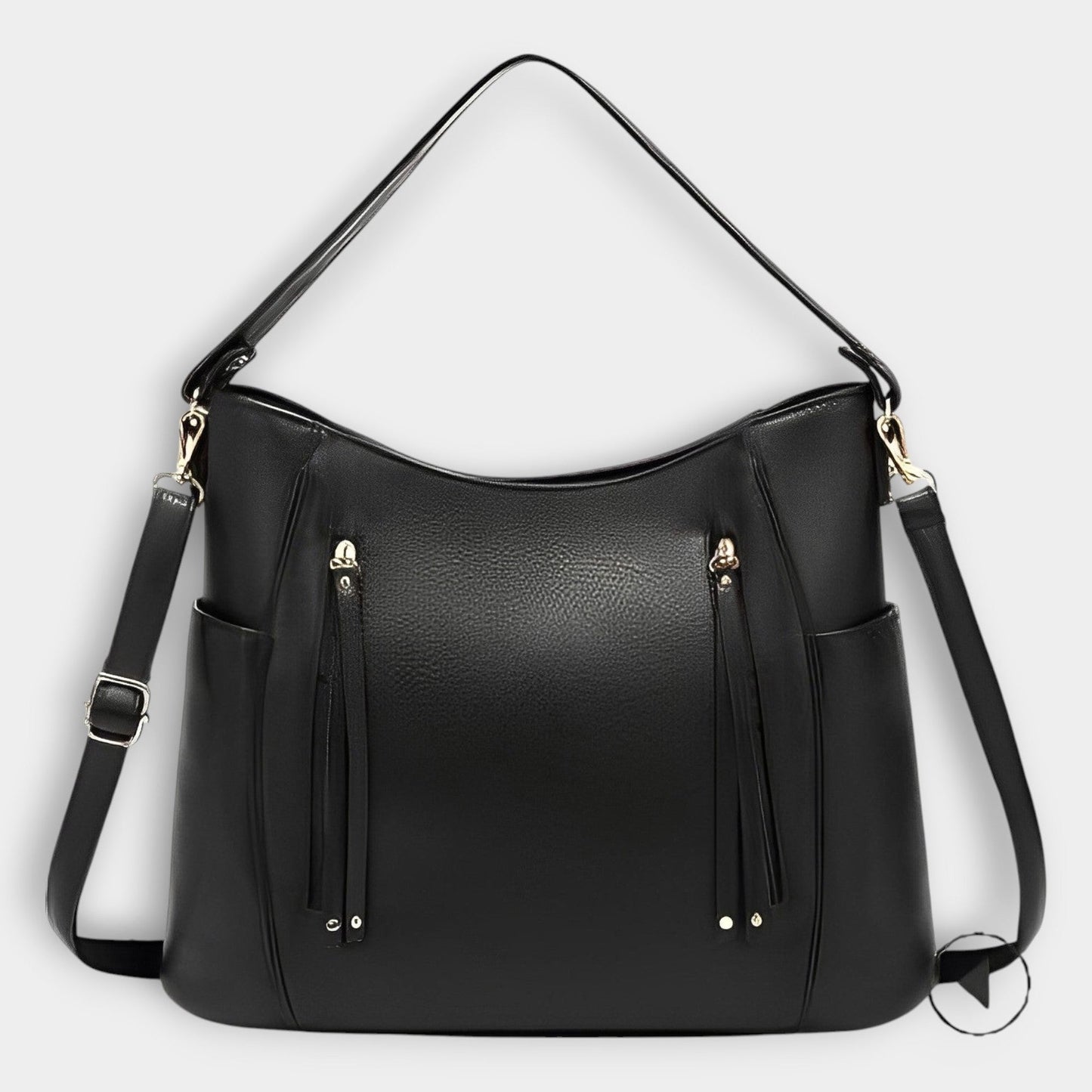 Effortless Brown Leather Shoulder Bag for Women with Casual Style