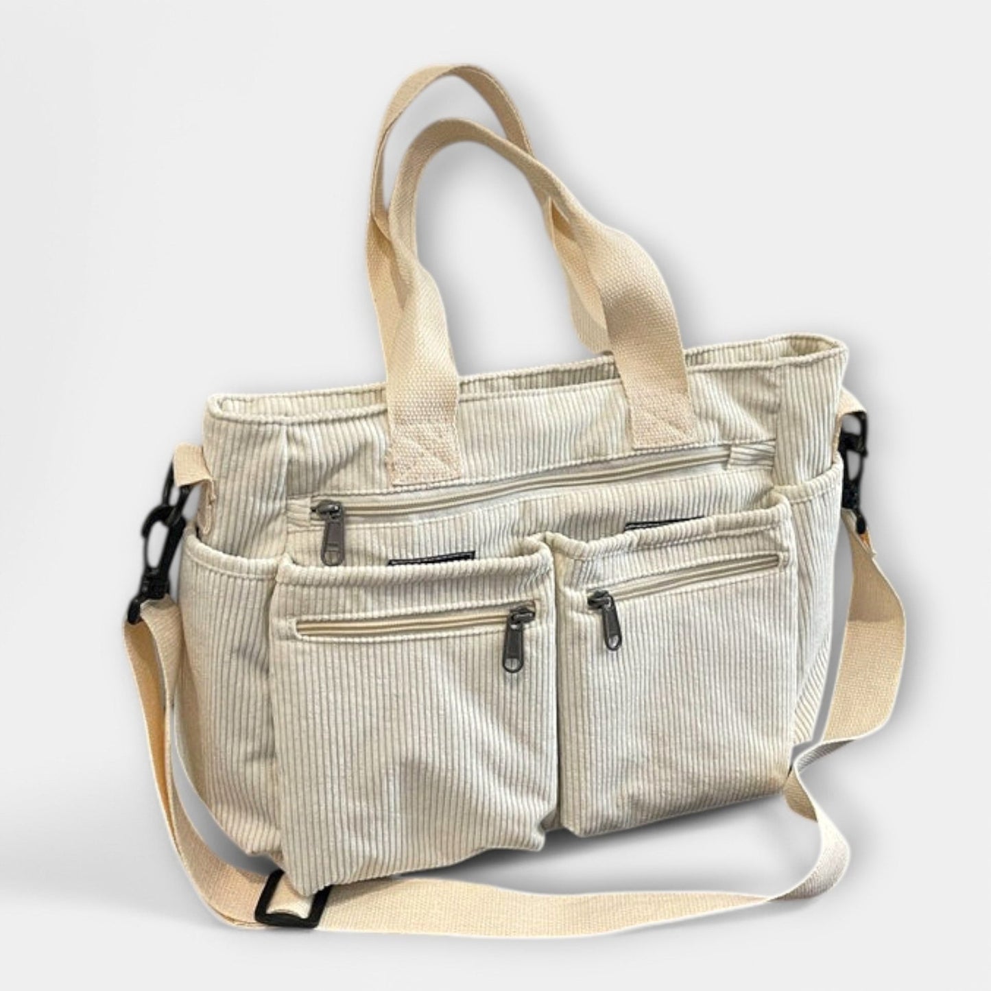Effortless Brown Suede Crossbody Bag for Women with Pockets Tote Casual Style