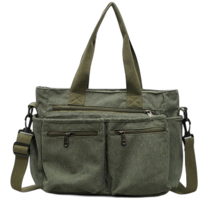 Effortless Brown Suede Crossbody Bag for Women with Pockets Tote Casual Style
