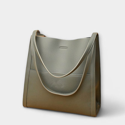 Effortless Burgundy Leather Shoulder Bag for Women with Casual Style