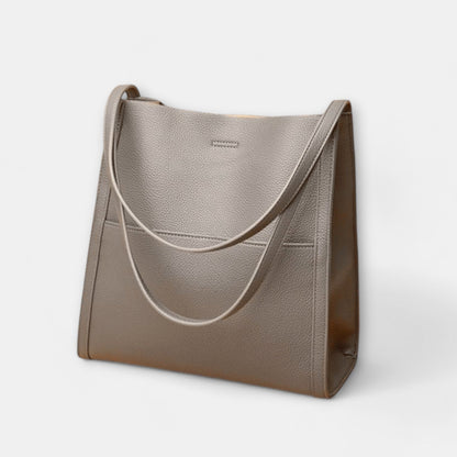 Effortless Burgundy Leather Shoulder Bag for Women with Casual Style
