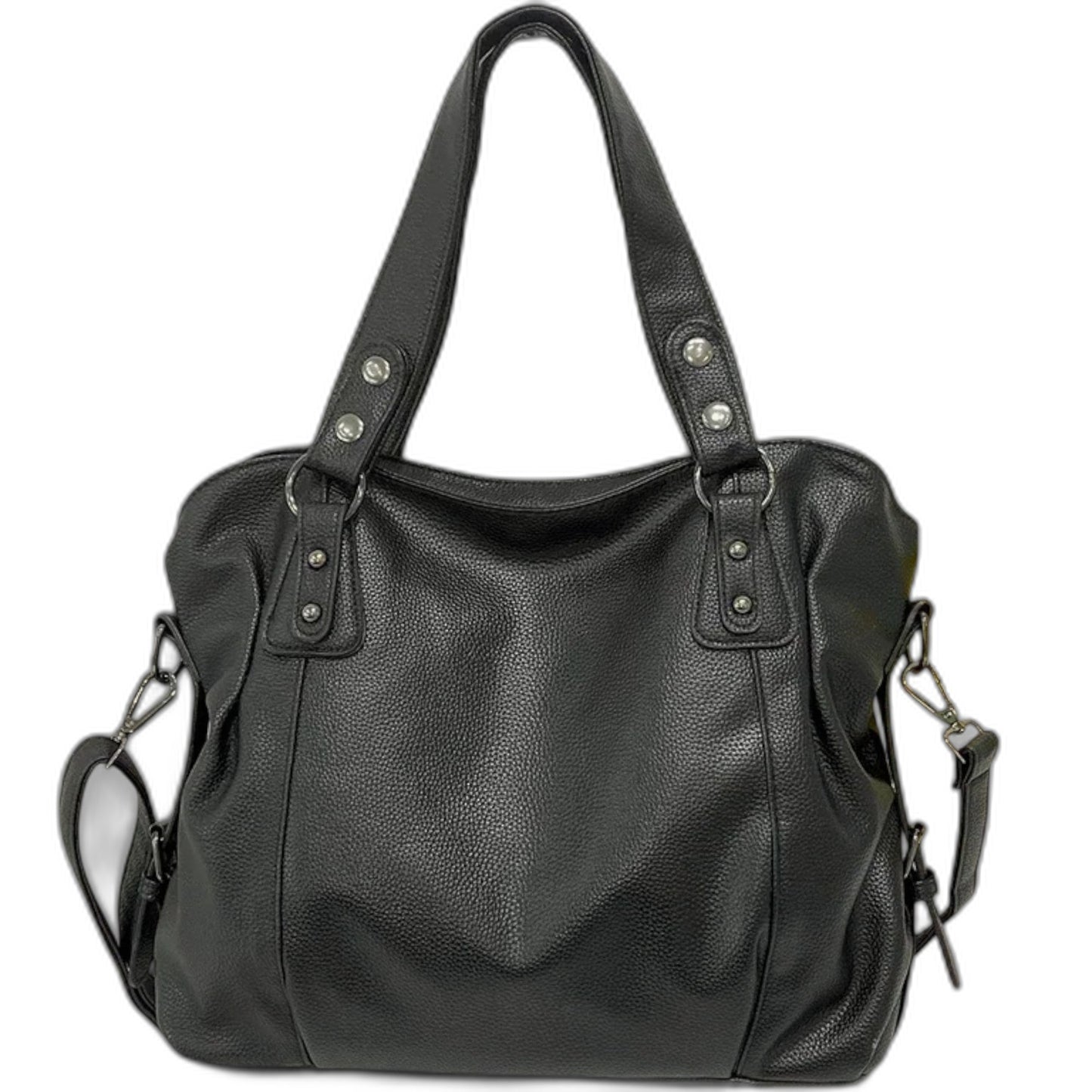 Effortless Cream Leather Shoulder Bag for Women with Casual Style