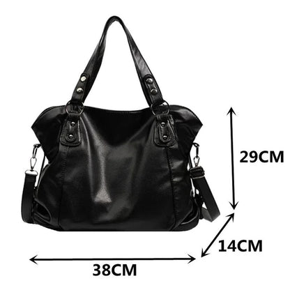 Effortless Cream Leather Shoulder Bag for Women with Hobo Casual Style