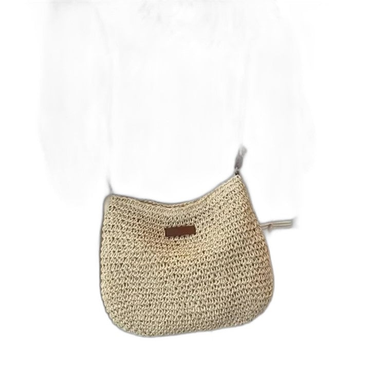 Effortless Crochet Shoulder Bag for Women with Casual Style