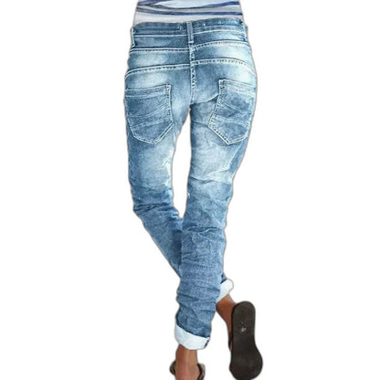 Effortless Denim Jeans for Women with Straight Leg Pockets Casual Style