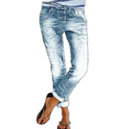 Effortless Denim Jeans for Women with Straight Leg Pockets Casual Style