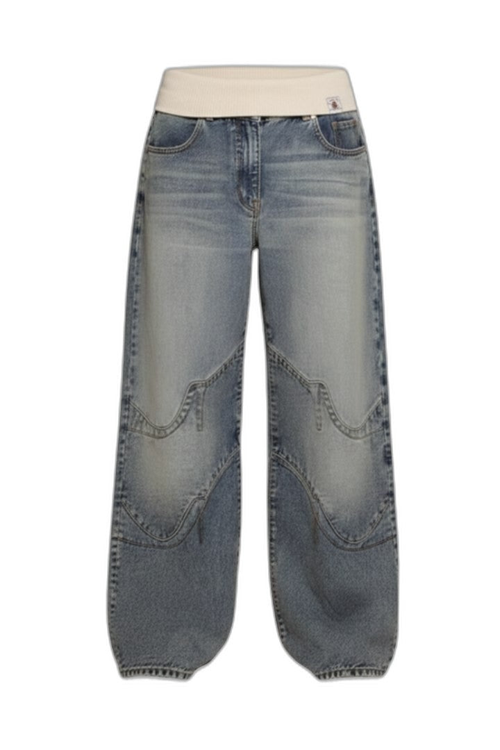 Effortless Denim Jeans for Women with Wide Leg Casual Style