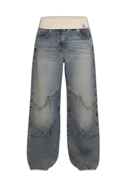 Effortless Denim Jeans for Women with Wide Leg Casual Style