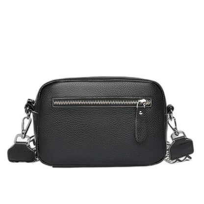 Effortless Geometric Crossbody Bag for Women with Leather Casual Style