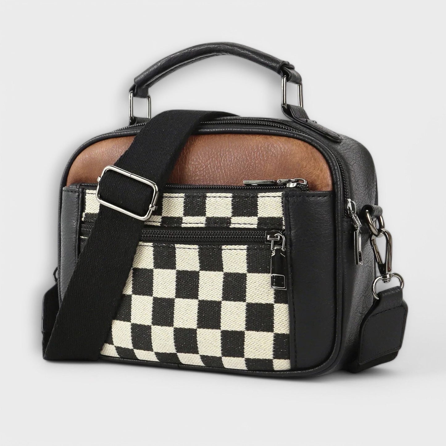 Effortless Geometric Crossbody Bag for Women with Pockets Shoulder Casual Style