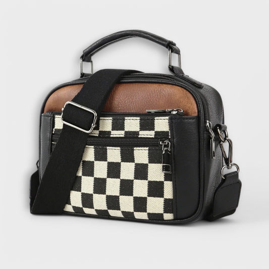 Effortless Geometric Crossbody Bag for Women with Pockets Shoulder Casual Style