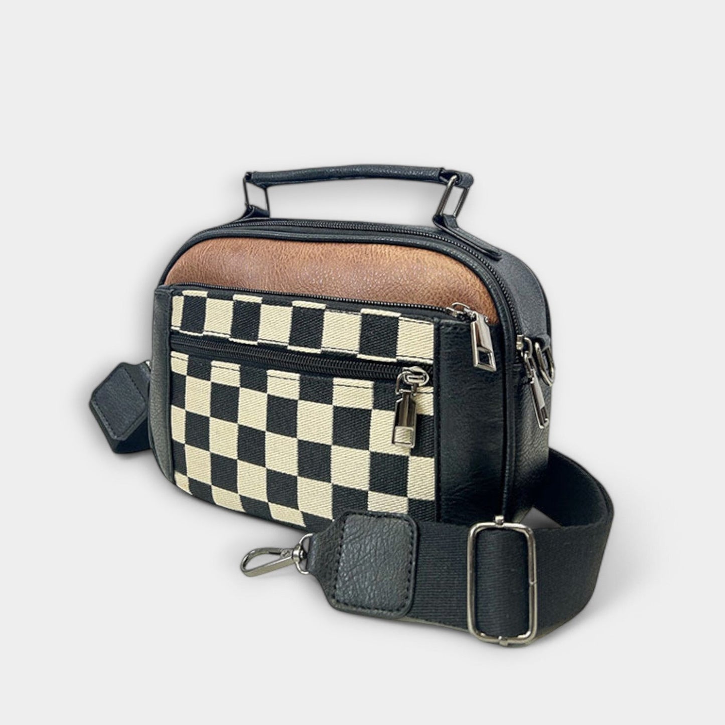 Effortless Geometric Crossbody Bag for Women with Pockets Shoulder Casual Style
