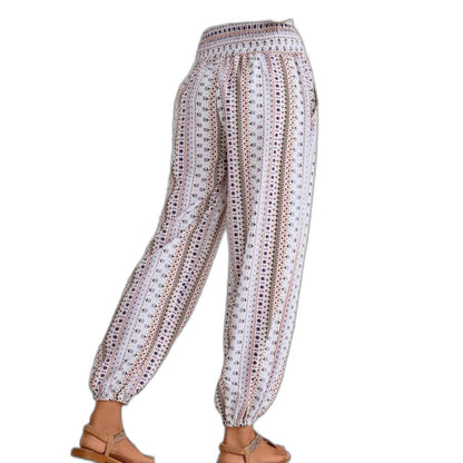 Effortless Geometric Pants for Women with High Waisted Wide Leg Casual Style