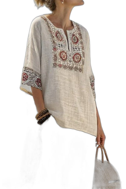 Effortless Geometric Two Piece Set for Women with Wide Leg Embroidered Casual Style