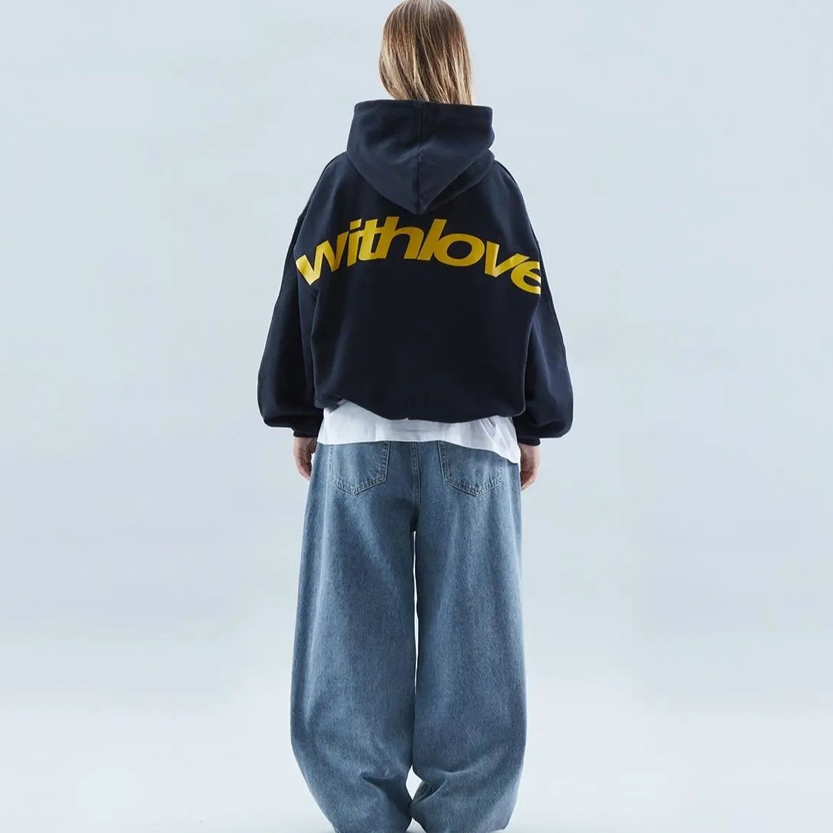 Effortless Hoodie for Women with High Neck Long Sleeve Oversized Casual Style