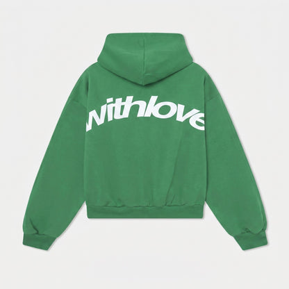 Effortless Hoodie for Women with High Neck Long Sleeve Oversized Casual Style