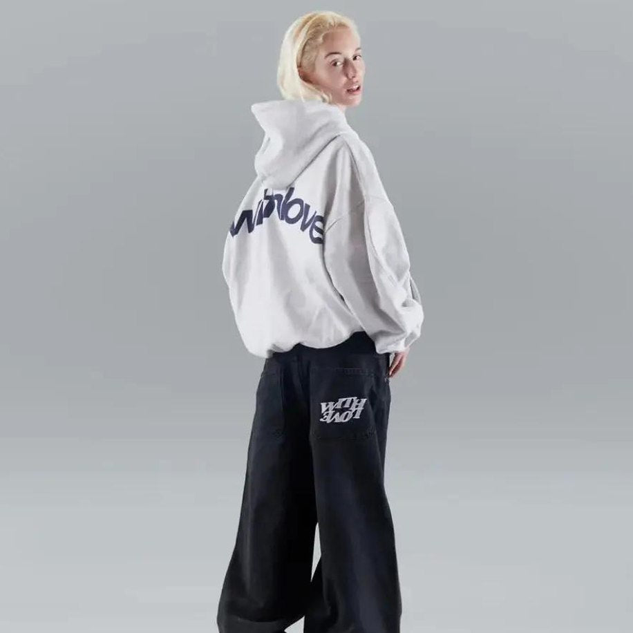 Effortless Hoodie for Women with High Neck Long Sleeve Oversized Casual Style