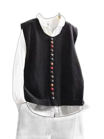 Effortless Knit Two Piece Set for Women with Button Front Casual Style