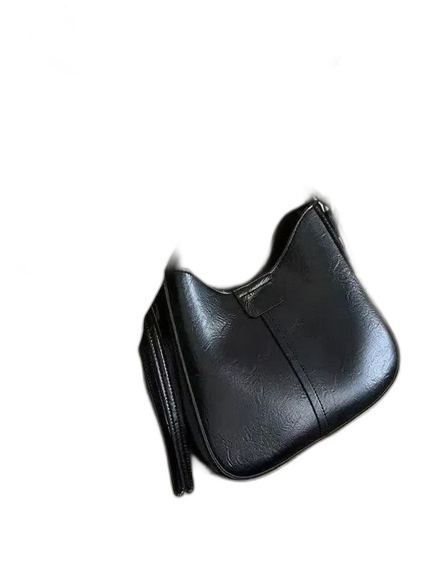 Effortless Leather Crossbody Bag for Women with Chain Strap Shoulder Casual Style