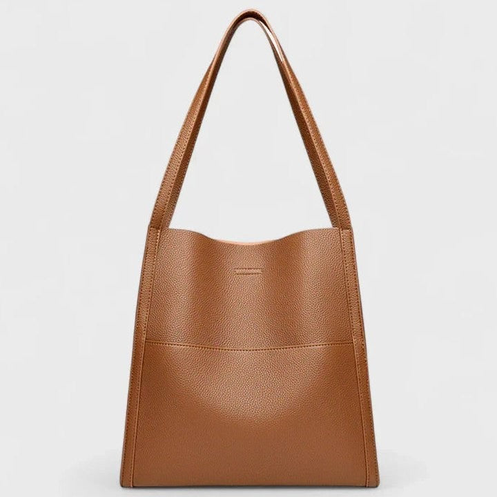 Effortless Leather Tote Bag for Women with Shoulder Casual Style
