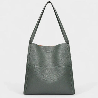 Effortless Leather Tote Bag for Women with Shoulder Casual Style