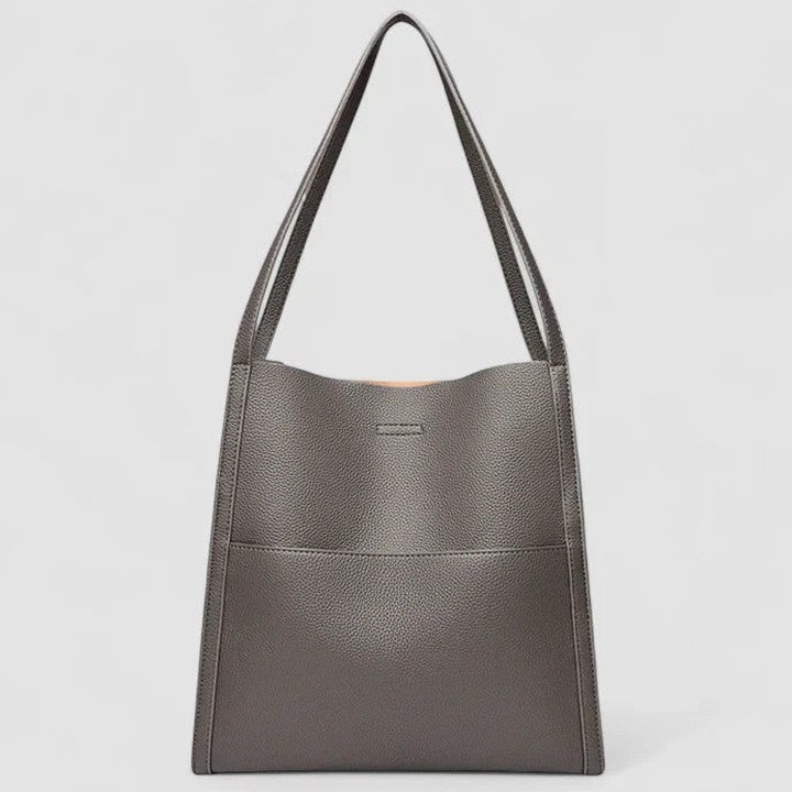 Effortless Leather Tote Bag for Women with Shoulder Casual Style