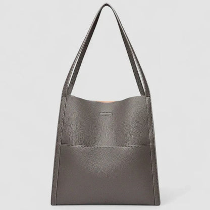 Effortless Leather Tote Bag for Women with Shoulder Casual Style