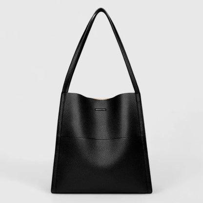 Effortless Leather Tote Bag for Women with Shoulder Casual Style