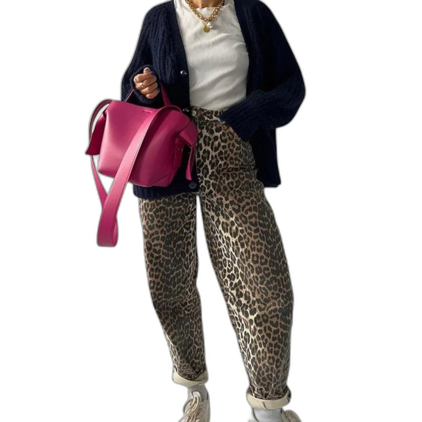 Effortless Leopard Pants for Women with Straight Leg Casual Style